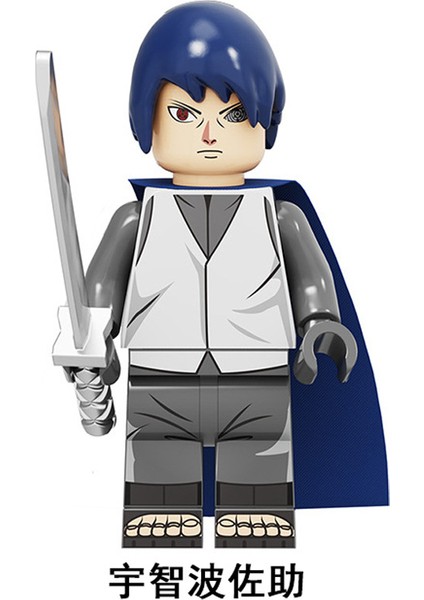 Naruto Yapı Taşları Minifigure Küçük Parçacık Takılabilir Bebek Oyuncak Çantası (Yurt Dışından)