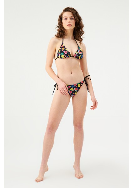Siyah 1522ESMM Spagetti Bikini Alt