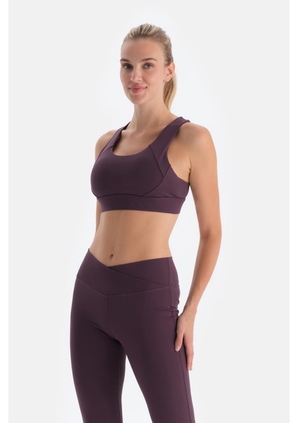 Mürdüm Kadın Çapraz Askı Sporcu Sütyeni