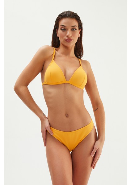 2501ESMM Kaplı Yarı Dolgulu Üçgen Bikini Üst