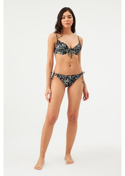 Siyah 1577ESMM Spagetti Bikini Alt