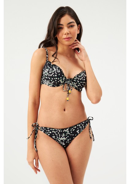 Siyah 1577ESMM Spagetti Bikini Alt fiyatları