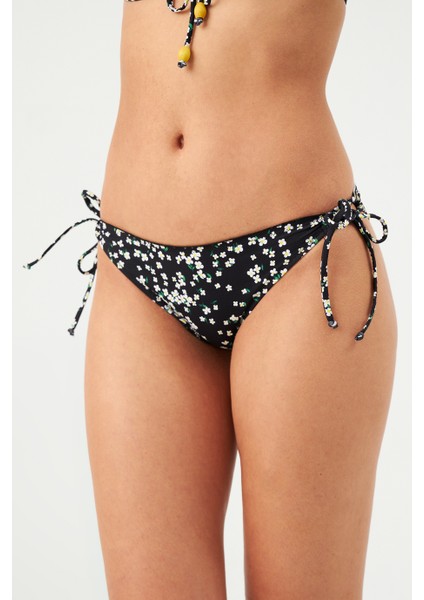 Siyah 1577ESMM Spagetti Bikini Alt modelleri