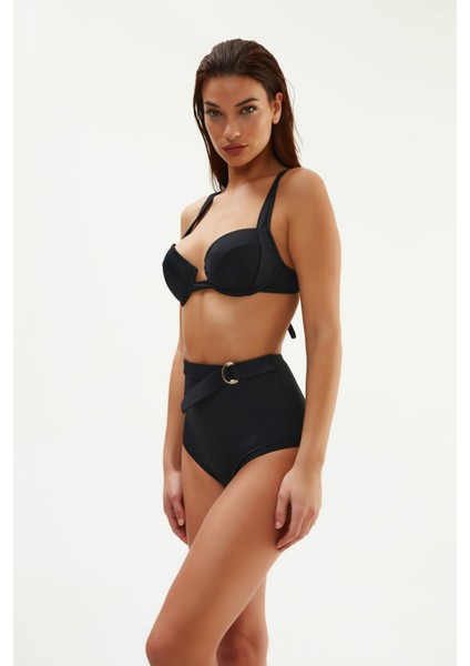 Siyah 2025ESBK Kaplı Bikini Tk.