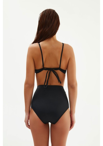 Siyah 2025ESBK Kaplı Bikini Tk.