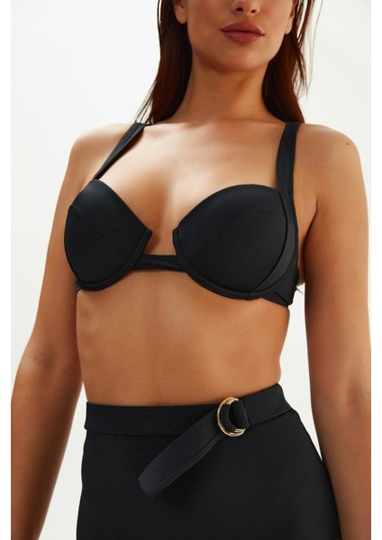 Siyah 2025ESBK Kaplı Bikini Tk.