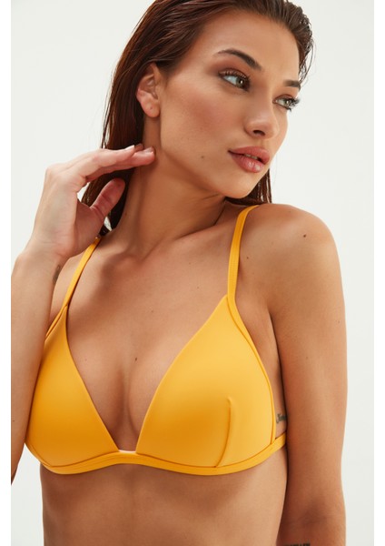 2501ESMM Kaplı Yarı Dolgulu Üçgen Bikini Üst