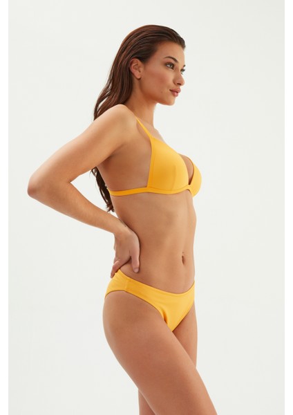 2501ESMM Kaplı Yarı Dolgulu Üçgen Bikini Üst