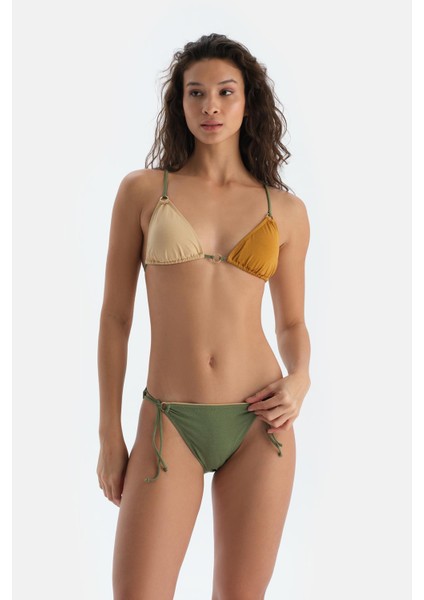 Multicolor Üçgen Küçük Bikini Üst fırsatları