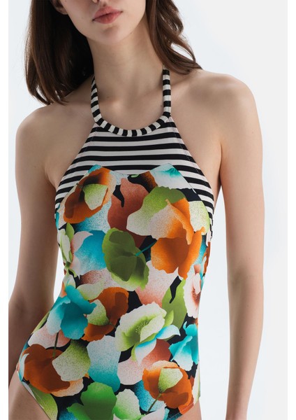 Multicolor Halter Yaka Mayo fırsatları