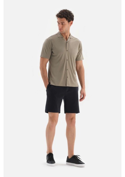 Haki Cupra Kısa Kol Modal Gömlek indirimleri