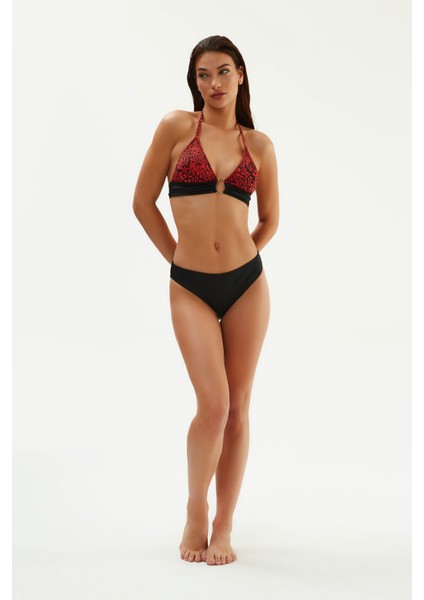 Kırmızı 2037ESBK Üçgen Bikini Tk.