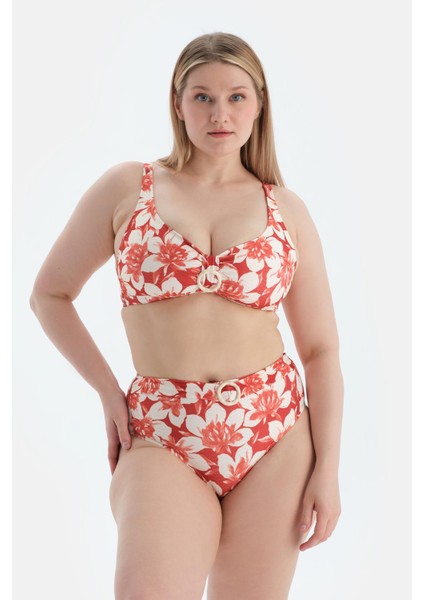 Multicolor Korseli Toparlayıcı Bikini Üst modelleri