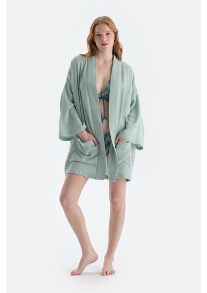Mint Yeşili Kimono