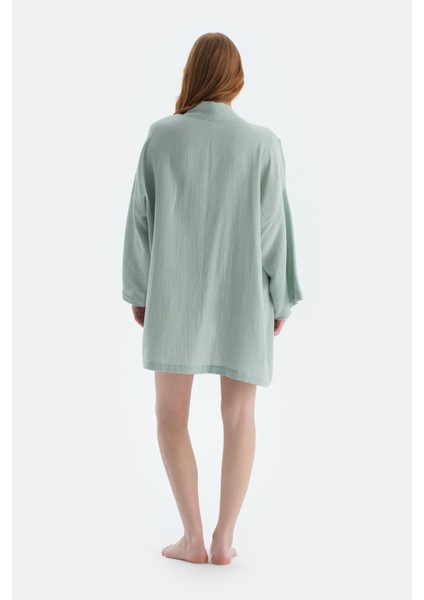 Mint Yeşili Kimono