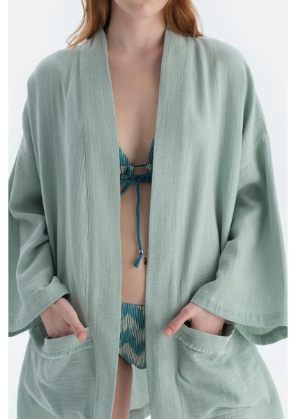 Mint Yeşili Kimono