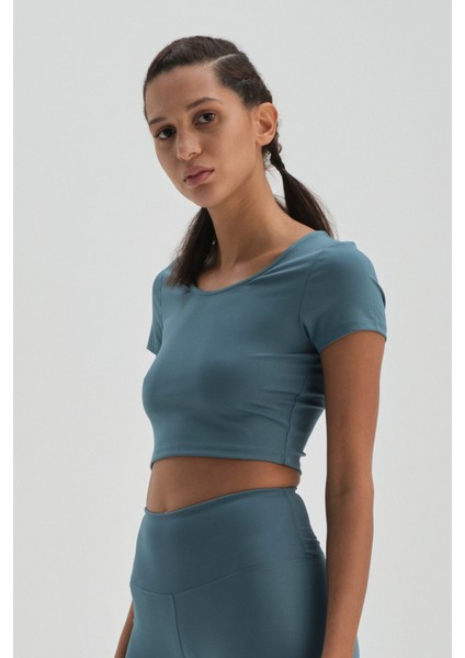 Yeşil Dagi Active Crop T-Shirt