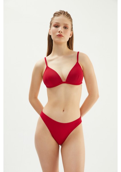 2501ESMM Kaplı Yarı Dolgulu Üçgen Bikini Üst
