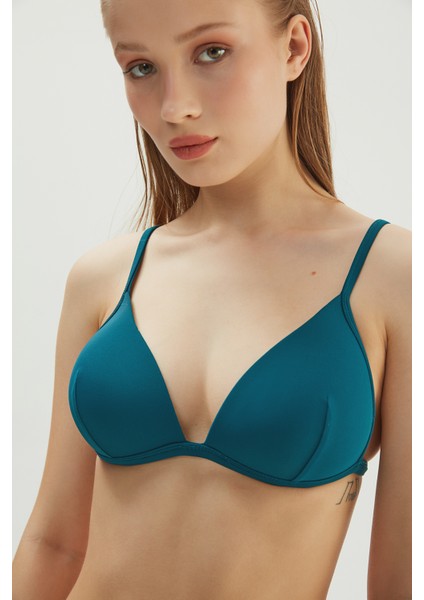 2501ESMM Kaplı Yarı Dolgulu Üçgen Bikini Üst modelleri