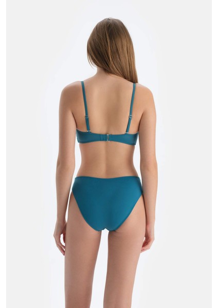 Petrol Mavi Straplez Bikini Üstü fiyatları