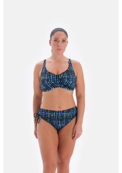 3213BK Balenli Kaplı Bikini Tk.