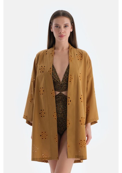 Kahverengi Kimono