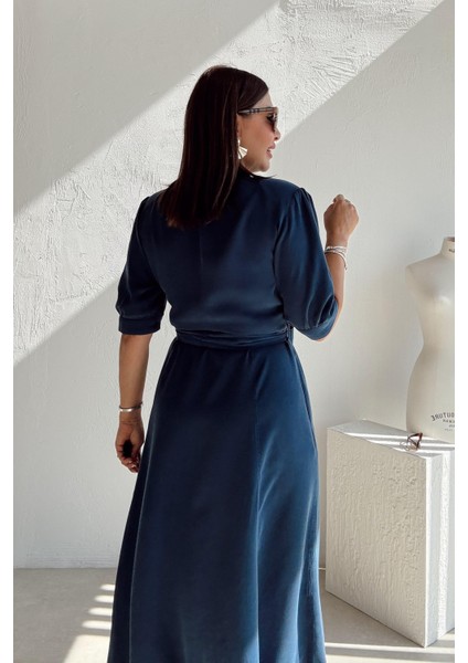 Lacivert Comfort Elbise indirimleri