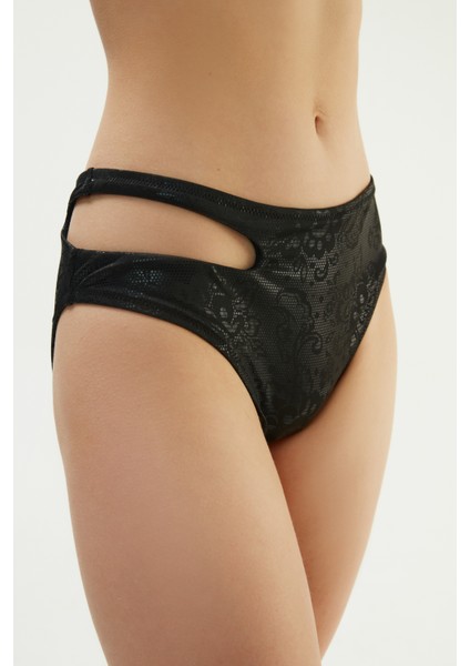 Siyah 2012ESBK Tek Omuz Bikini Tk. indirimleri