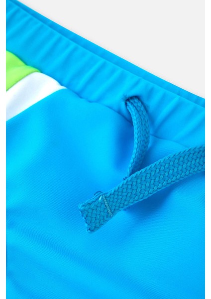 Mavi - Yeşil Parçalı Slip