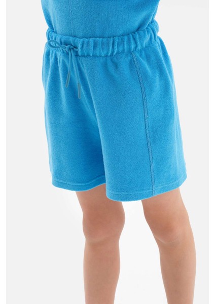 Mavi Erkek Çocuk Havlu Şort fırsatları