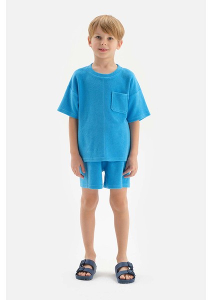 Mavi Erkek Çocuk Havlu Şort indirimleri