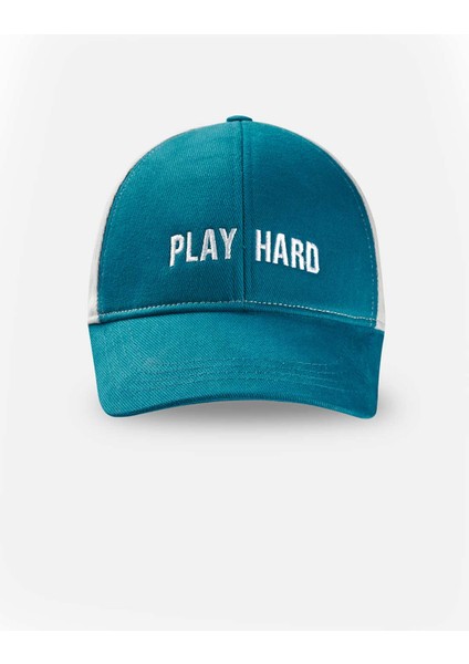 Petrol Erkek Play Hard Kep Şapka