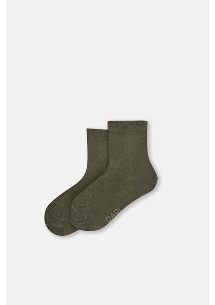 Haki Erkek Çocuk Modal Çorap 2'li modelleri
