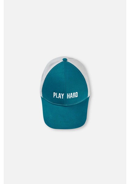Petrol Erkek Play Hard Kep Şapka
