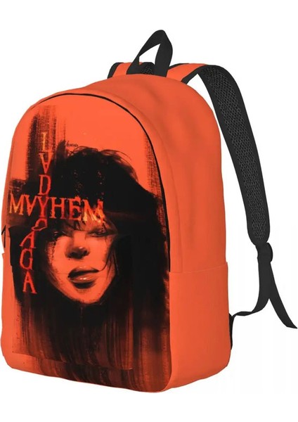 Mayhem Albüm Lady Gaga Teenage Sırt Çantası Dalı Lise Iş Müziği Erkekler Için Gündüz Paketi Kadın Dizüstü Bilgisayar Tuval Bagscolor: 1/boyut: S 30X14X40 cm (Yurt Dışından)