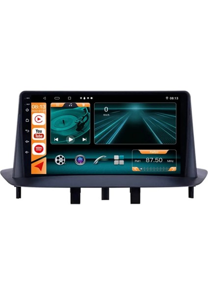 Renault Megane 3 2010 / 2016 Androidauto & Carplay Multimedya