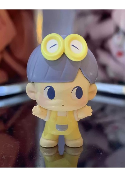 Yeni Orijinal Sarılma Serisi Mini Fasulye Lovley Molly Crybaby Kafatası Kafatası Pino Lilios Dimoo Labubu Pucky Moda Oyuncaklar Özelleştirilmiş Ler Renk: Lilios Raindrop (Yurt Dışından)