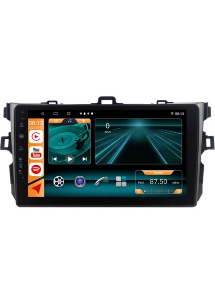 Toyota Corolla 2007 / 2012 Androidauto & Carplay Multimedya