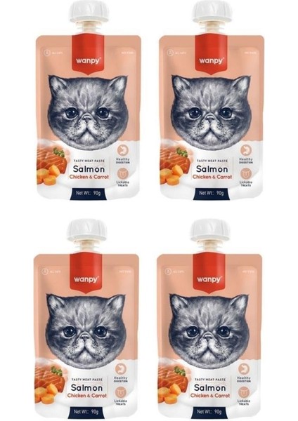 Taze Somon & Tavuklu Kedi Et Ezmesi 90 Gr. x 4 Adet fiyatları