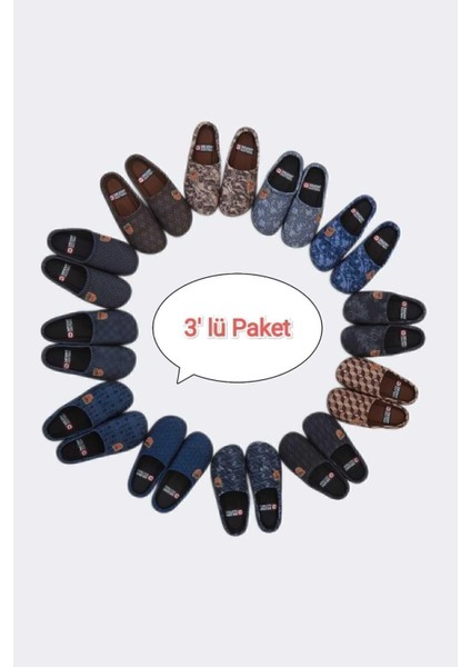 3'lü Paket Gz Kışlık Gondol Ev Terliği Çeyiz Bohça Seti fiyatları