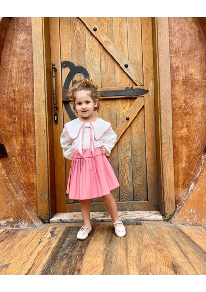 Pembe Fiyonklu Kız Çocuk Elbisesi – Şık ve Zarif Tasarım I Şık ve Rahat Elbise – Özel Günler Için indirimleri