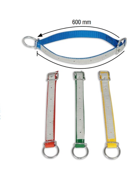 Küçükbaş Boyun Kayışı Delikli Derili (Kırmızı - 60 Cm) fiyatları