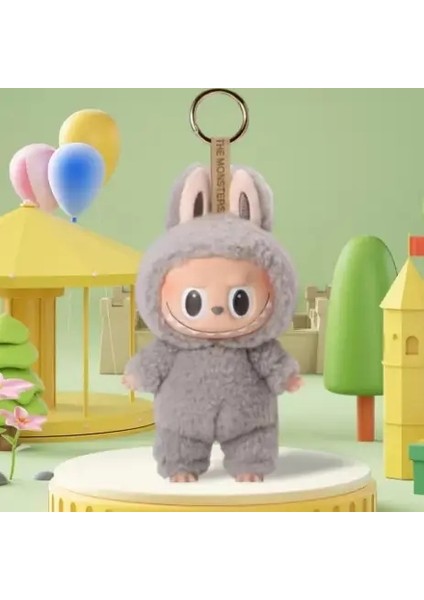 Yüksek Kaliteli Mor Labubu Mokoko 17CM Canavarlar Labubu Macaron Labubu Anahtarlık Bahar Vahşi Ev Mokoko Balkabağı Kopya Renk: A1 (Yurt Dışından)