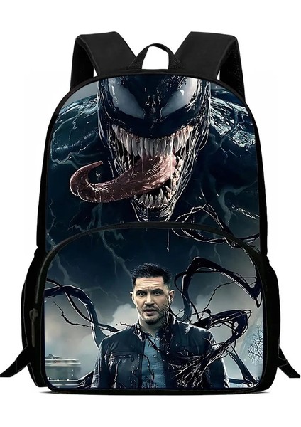 Film Venom Sırt ve Kız Doğum Günü si Büyük Kapasite Kamp Dalı Sırt sı Renk: QDBB-199X57A6-1/ 39 x 29 x 15.5cm (Yurt Dışından)