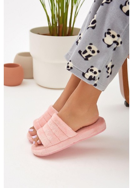 Pudra Önü Açık Sessiz Taban Kadın Terlik Ev Terliği fiyatları