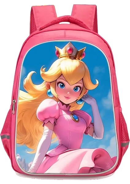 Kızlar P-Şeftali Prenses Baskı Sıradan Mochila Escolar Backpack Okul Çantası Genç Kız Naylon Su Geçirmez Sırt Çantaları Femalecolor: Ordu Yeşili (Yurt Dışından)