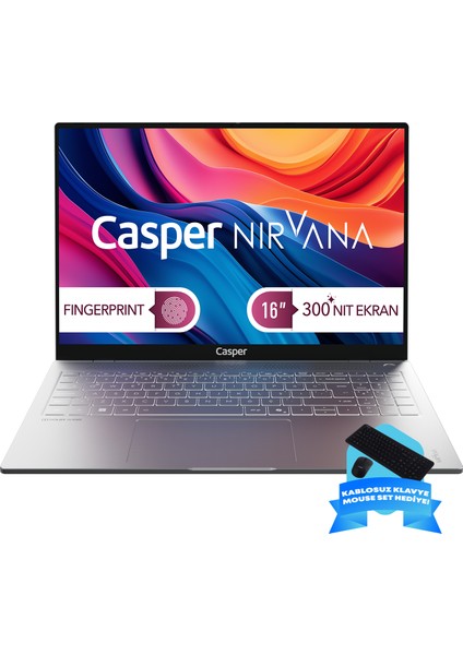 Nirvana Taşınabilir Bilgisayar S100 300NIT I5-13420H 8gb Ddr5 Ram 500GB SSD Freedos Taşınabilir Bilgisayar S100.1342-8V00X-G-F-D200