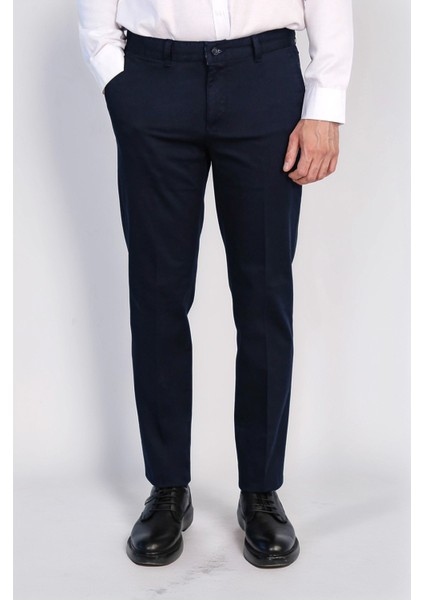 / Regular Çino Pantolon / Mavi
