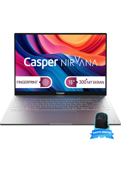 Nirvana S100 300NIT Intel Core 5-210H 32GB Ddr5 Ram 250GB SSD Freedos Taşınabilir Bilgisayar S100.210H-DU00X-G-F-CANEX16