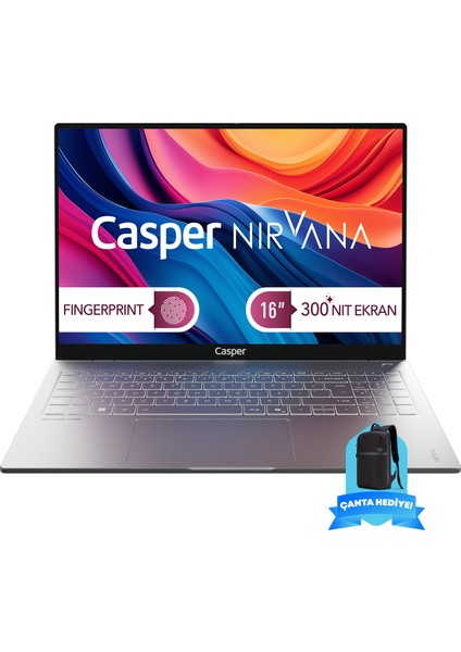Nirvana S100 300NIT Intel Core 5-210H 32GB Ddr5 Ram 500GB SSD Freedos Taşınabilir Bilgisayar S100.210H-DV00X-G-F-M102